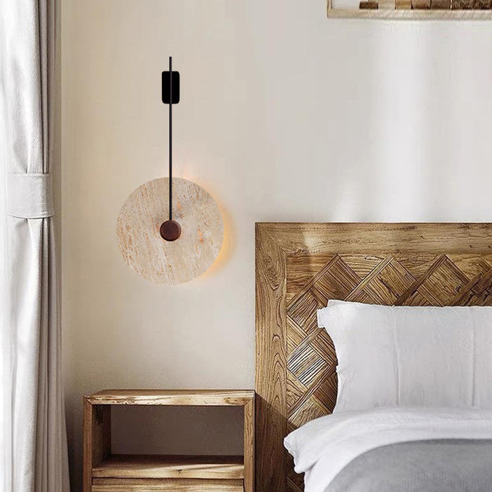 Linéa - Applique murale travertin