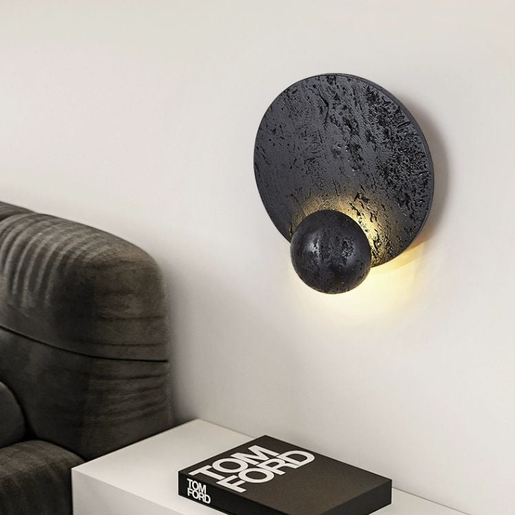 Neptune - Applique murale travertin