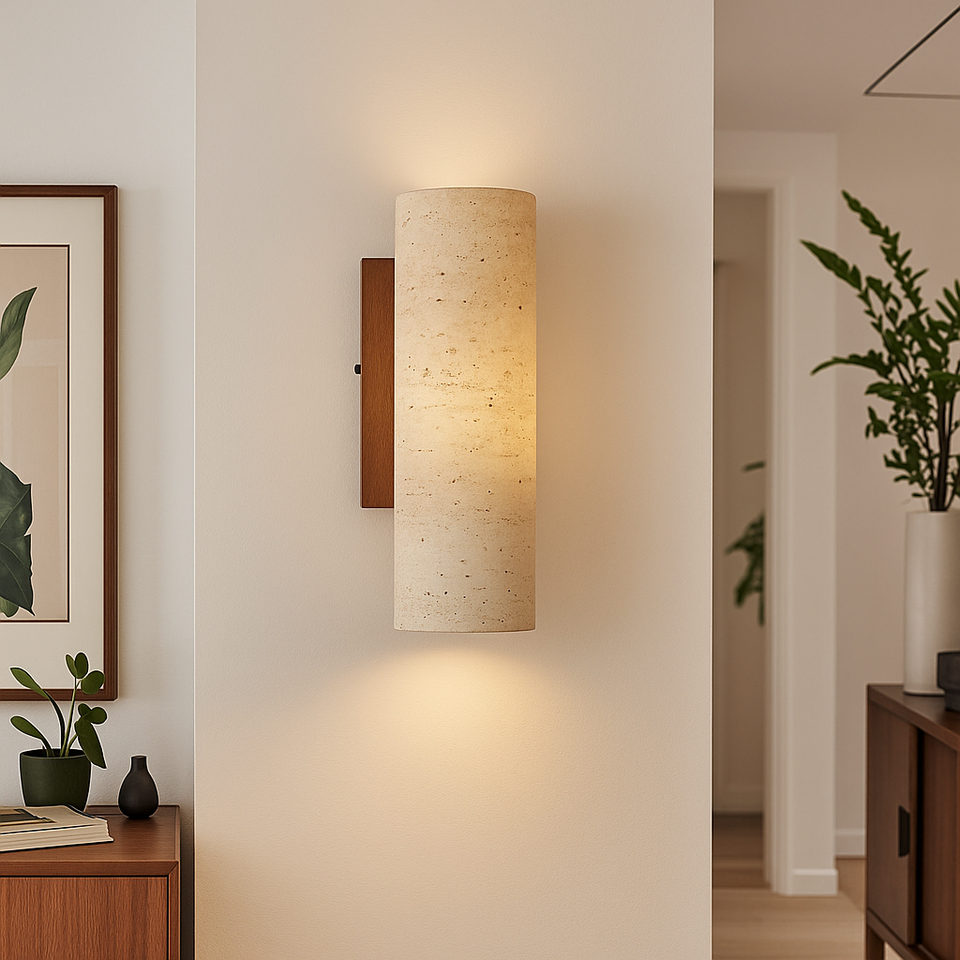 Cilaos - Applique murale travertin