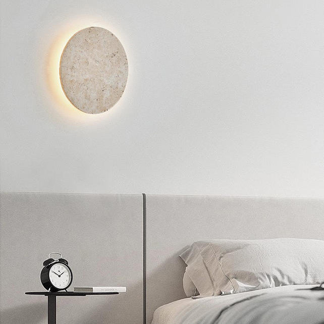 Halo - Applique murale travertin