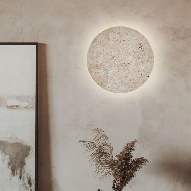 Halo - Applique murale travertin