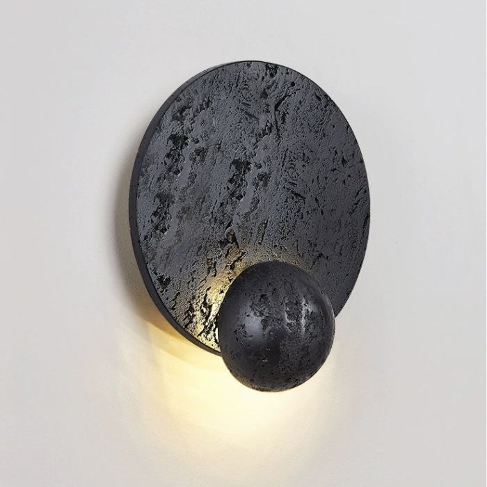 Neptune - Applique murale travertin