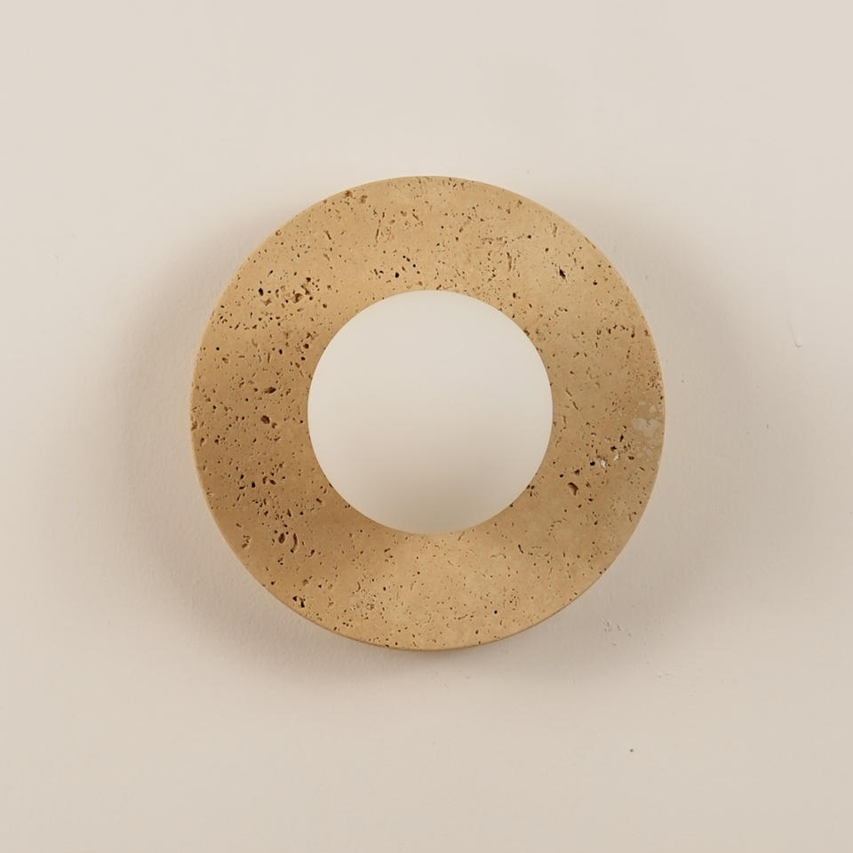 Enki - Applique murale travertin