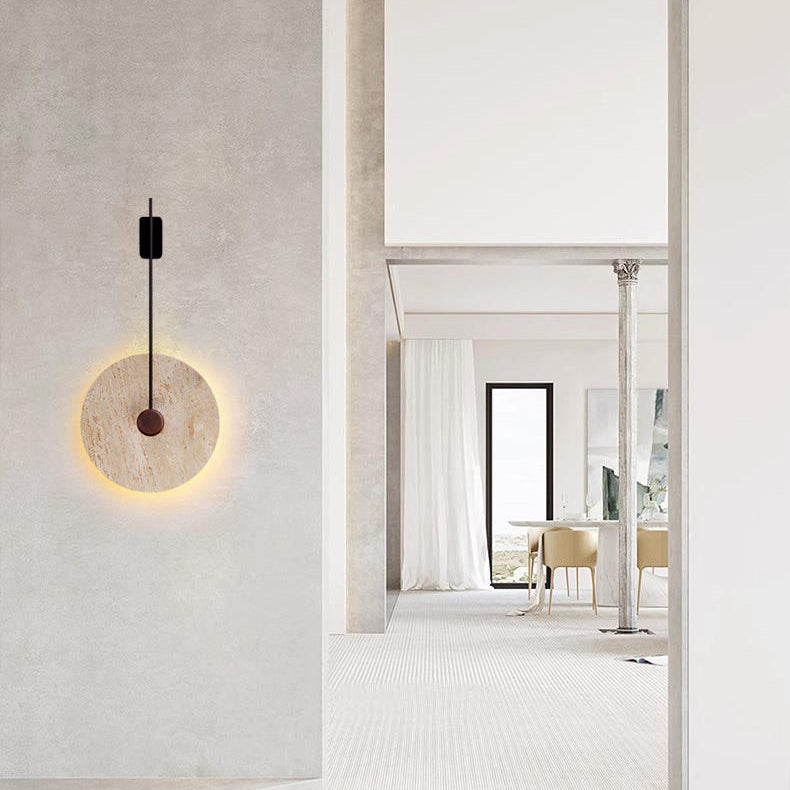 Linéa - Applique murale travertin